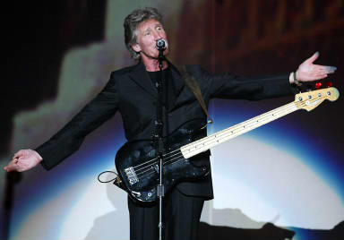 Roger Waters in Bangkok - picture courtesy of Yahoo